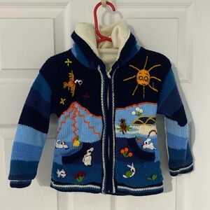 Hand-made Peruvian kids sweater